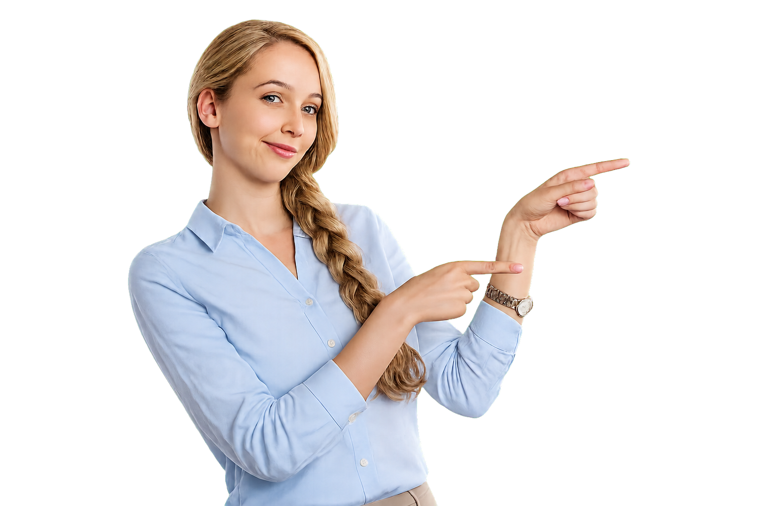Profissional apontando para a solução de consulta SUFRAMA